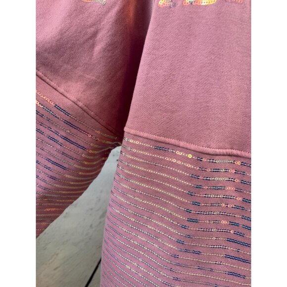 Disney Vacation Club Spirit Jersey Mickey Mouse Sweatshirt Sequins Large 2022 - Picture 12 of 12